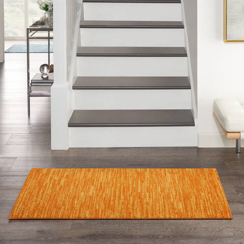 Nourison Nourison Essentials Yellow 20 X 40 Area Rug 805-141869 Image 3