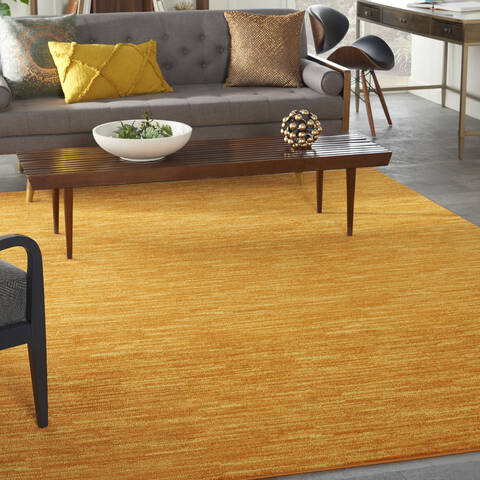 Nourison Nourison Essentials Yellow 70 X 100 Area Rug 805-141870 Image 3