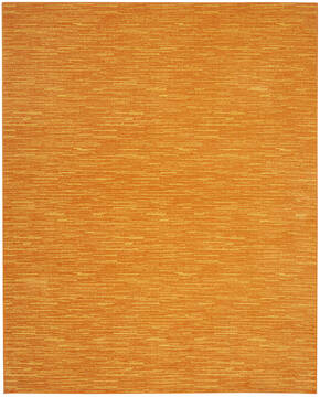 Nourison Nourison Essentials Yellow Rectangle 7x10 ft Polypropylene Carpet 141870