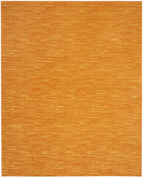 Nourison Nourison Essentials Yellow Rectangle 7x10 ft Polypropylene Carpet 141870