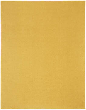 Nourison Nourison Essentials Yellow Rectangle 7x10 ft Polypropylene Carpet 141874