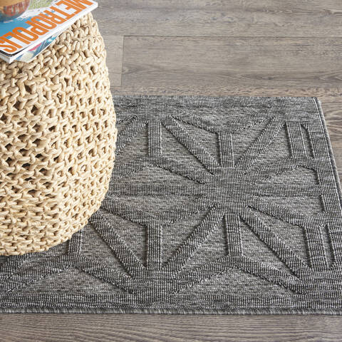 Nourison Palamos Grey 22 X 39 Area Rug 805-141878 Image 3