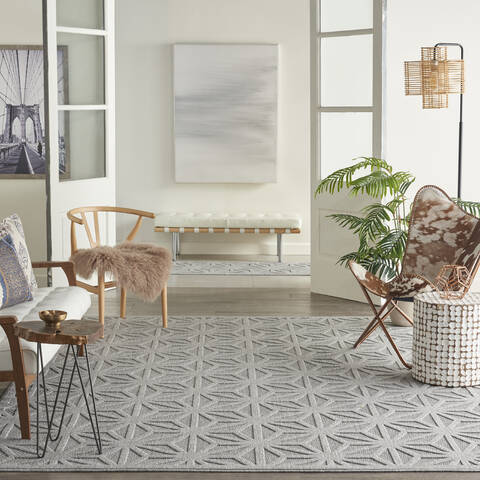 Nourison Palamos Grey 710 X 910 Area Rug 805-141889 Image 3