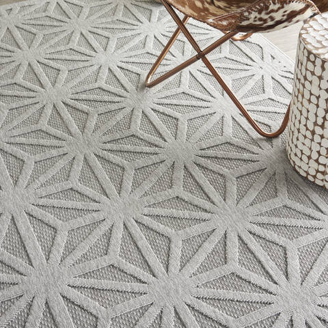 Nourison Palamos Grey 710 X 910 Area Rug 805-141889 Image 4
