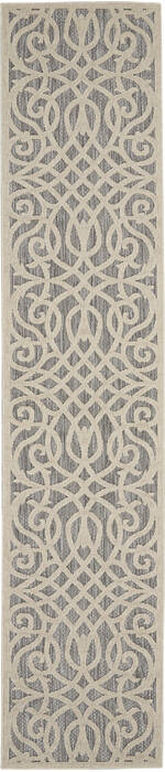 Nourison Palamos Grey Runner 22 X 100 Area Rug 805-141926 Image 0