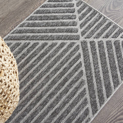 Nourison Palamos Grey 22 X 39 Area Rug 805-141934 Image 4