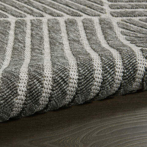 Nourison Palamos Grey 40 X 60 Area Rug 805-141936 Image 2