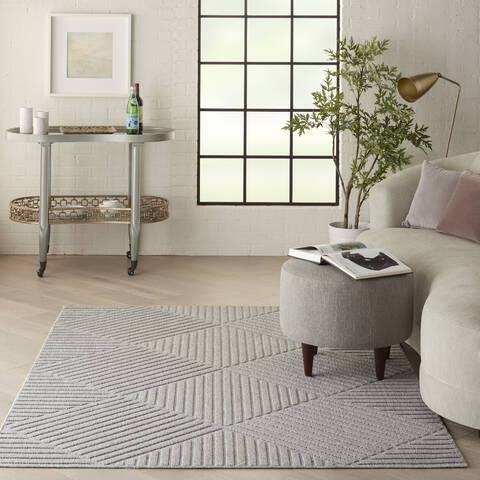Nourison Palamos Grey 53 X 73 Area Rug 805-141944 Image 3