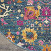 Nourison Passion Blue Round 53 X 53 Area Rug 805-141948 Thumb 1