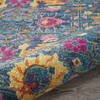Nourison Passion Blue Round 53 X 53 Area Rug 805-141948 Thumb 2