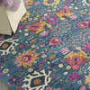 Nourison Passion Blue Round 53 X 53 Area Rug 805-141948 Thumb 4