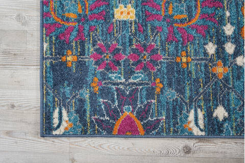 Nourison Passion Blue 90 X 120 Area Rug 805-141950 Image 1