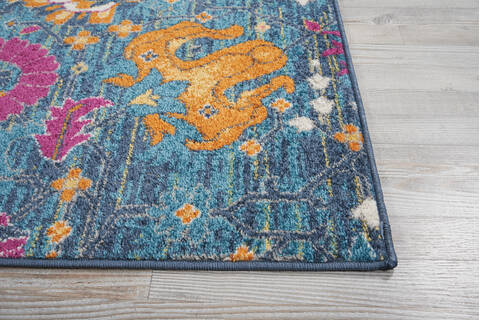 Nourison Passion Blue 90 X 120 Area Rug 805-141950 Image 4