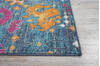 Nourison Passion Blue 90 X 120 Area Rug  805-141950 Thumb 4