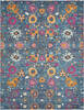 Nourison Passion Blue 90 X 120 Area Rug  805-141950 Thumb 0