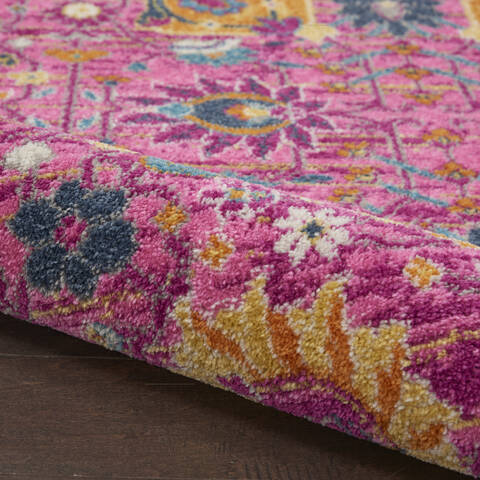 Nourison Passion Purple Round 53 X 53 Area Rug 805-141951 Image 2