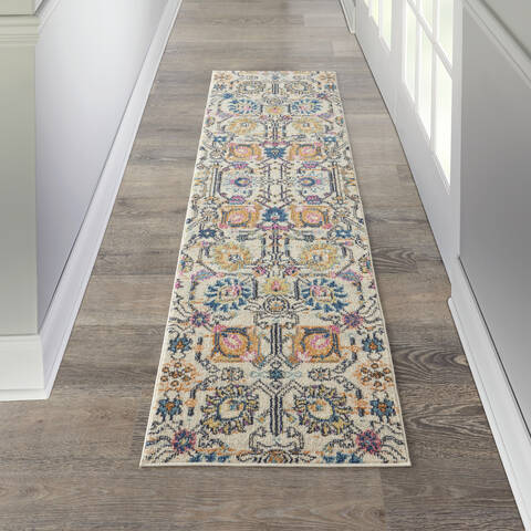 Nourison Passion Beige Runner 22 X 76 Area Rug 805-141954 Image 3