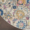 Nourison Passion Beige Round 40 X 40 Area Rug 805-141955 Thumb 1