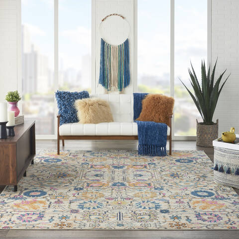 Nourison Passion Beige 67 X 96 Area Rug 805-141957 Image 3