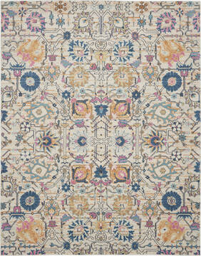 Nourison Passion Beige Rectangle 7x10 ft Polypropylene Carpet 141957
