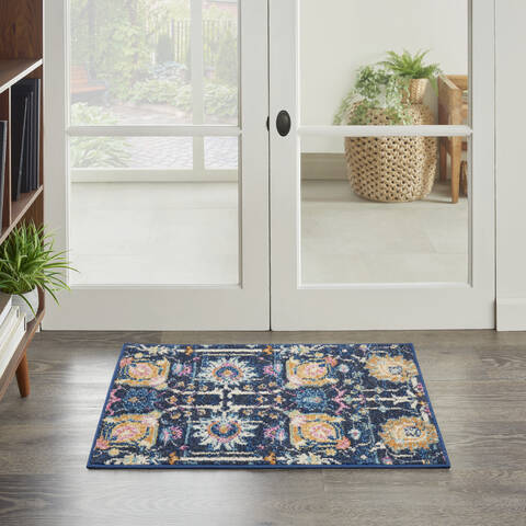 Nourison Passion Blue 110 X 210 Area Rug 805-141959 Image 3