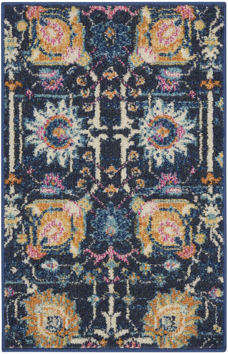 Nourison Passion Blue 110 X 210 Area Rug 805-141959 Image 0