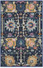 Nourison Passion Blue 110 X 210 Area Rug 805-141959 Thumb 0