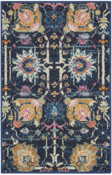 Nourison Passion Blue 1'10" X 2'10" Area Rug  805-141959