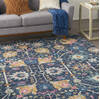 Nourison Passion Blue 67 X 96 Area Rug  805-141964 Thumb 4