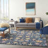 Nourison Passion Blue 67 X 96 Area Rug  805-141964 Thumb 5