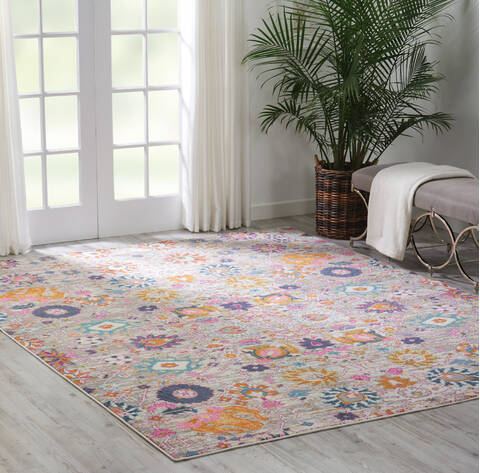 Nourison Passion Grey 90 X 120 Area Rug 805-141966 Image 2