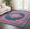 Nourison Passion Blue 90 X 120 Area Rug  805-141968 Thumb 3