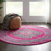 Nourison Passion Purple Round 40 X 40 Area Rug  805-141969 Thumb 3