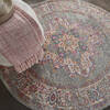 Nourison Passion Grey Round 53 X 53 Area Rug 805-141972 Thumb 4