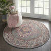 Nourison Passion Grey Round 53 X 53 Area Rug 805-141972 Thumb 5
