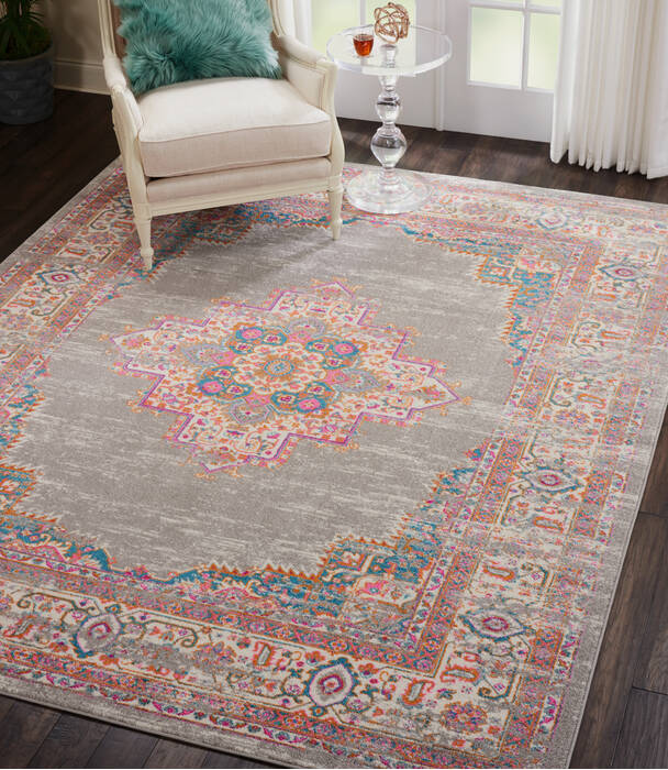 Nourison Passion Grey 90 X 120 Area Rug 805-141974 Image 4