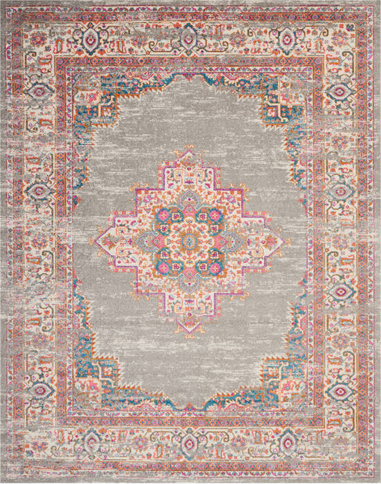 Nourison Passion Grey 90 X 120 Area Rug 805-141974 Image 0