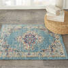 Nourison Passion Blue 110 X 210 Area Rug  805-141975 Thumb 3