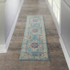 Nourison Passion Blue Runner 110 X 60 Area Rug  805-141976 Thumb 3