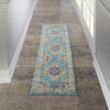 Nourison Passion Blue Runner 110 X 60 Area Rug 805-141976 Thumb 3