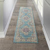 Nourison Passion Blue Runner 22 X 76 Area Rug 805-141978 Thumb 3