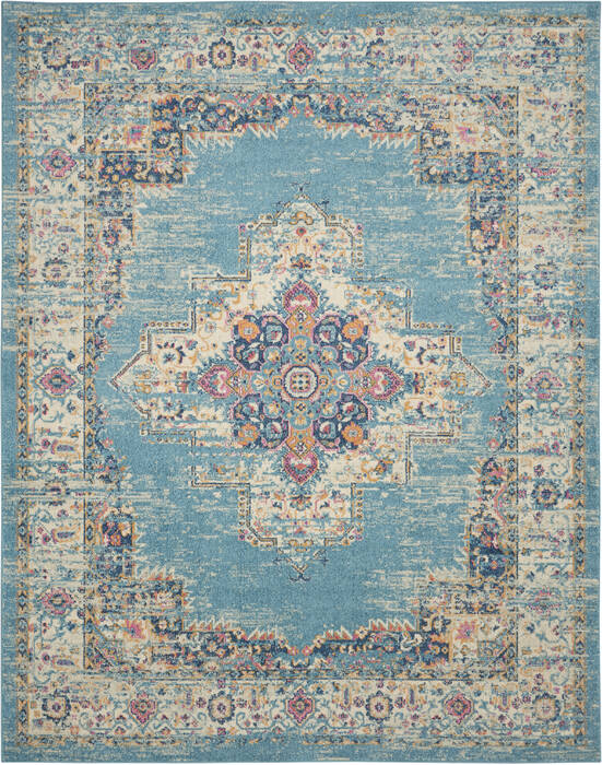 Nourison Passion Blue 80 X 100 Area Rug 805-141982 Image 0