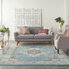 Nourison Passion Blue 80 X 100 Area Rug  805-141982 Thumb 3