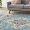 Nourison Passion Blue 80 X 100 Area Rug 805-141982 Thumb 4
