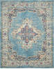 Nourison Passion Blue 80 X 100 Area Rug 805-141982 Thumb 0