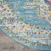 Nourison Passion Blue Round 80 X 80 Area Rug 805-141983 Thumb 1