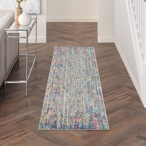 Nourison Passion Beige Runner 22 X 76 Area Rug  805-141987 Image 3