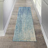 Nourison Passion Blue Runner 110 X 60 Area Rug  805-142002 Thumb 3