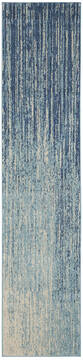 Nourison Passion Blue Runner 2'2" X 10'0" Area Rug  805-142003