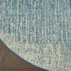 Nourison Passion Blue Round 80 X 80 Area Rug 805-142011 Thumb 1